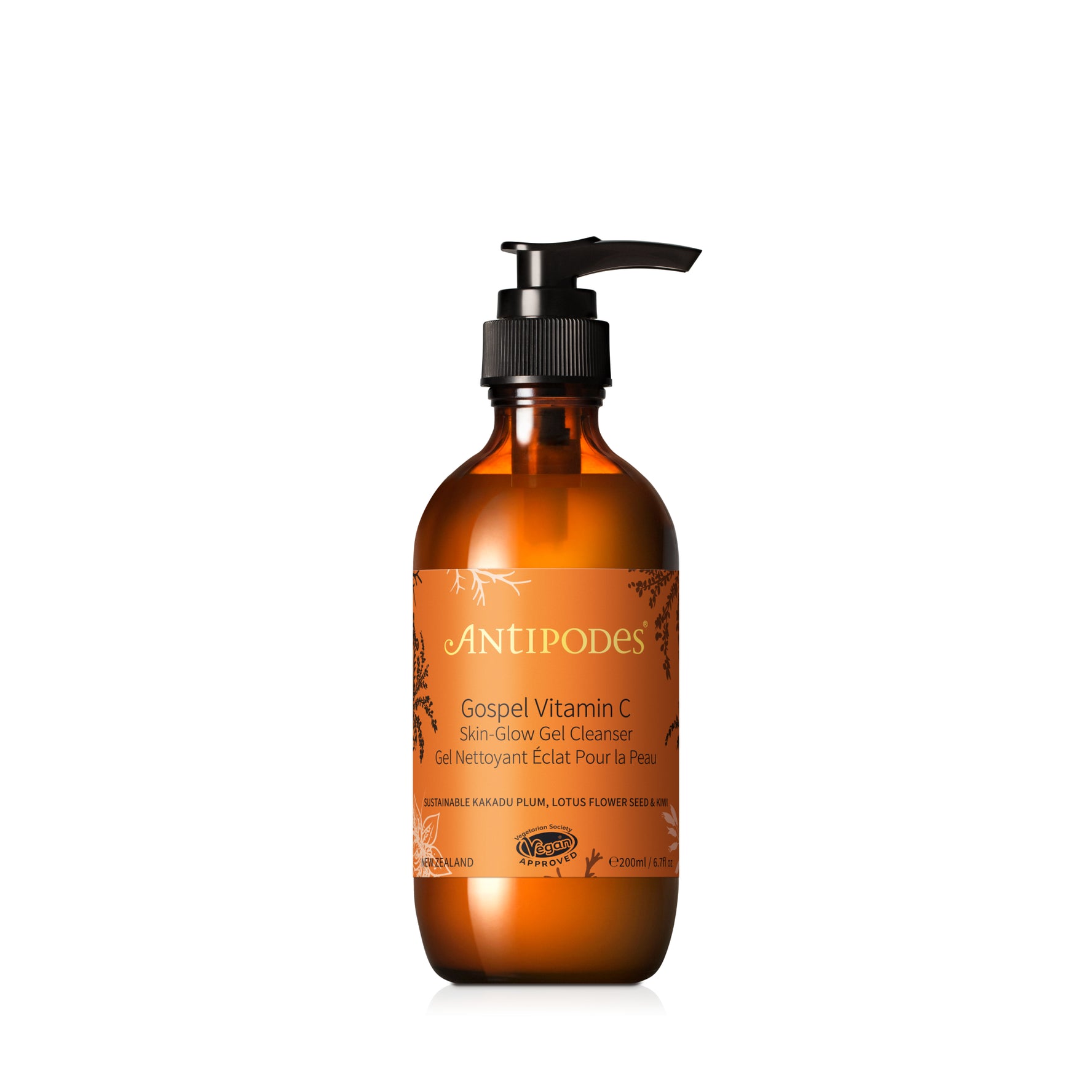 Gospel Vitamin C Skin-Glow Gel Cleanser 200ml