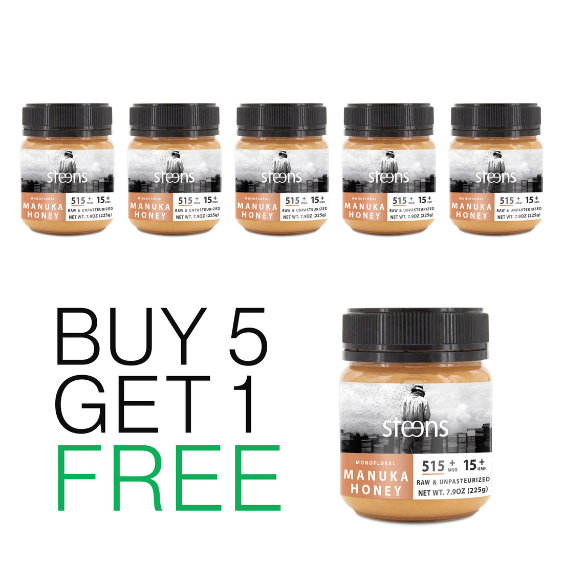 Steens Wellbeing Raw Manuka Honey