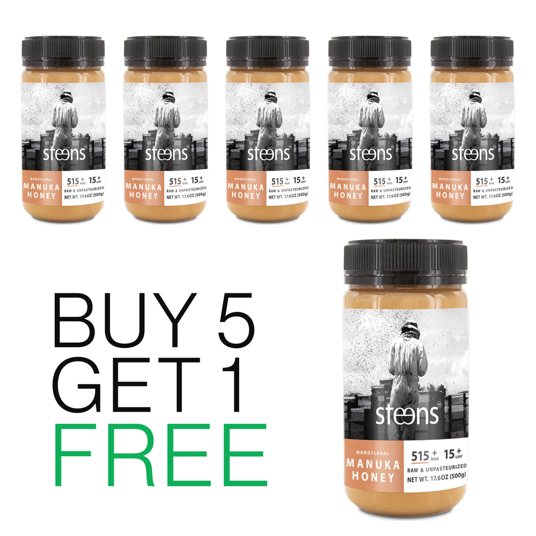 Steens Wellbeing Raw Manuka Honey