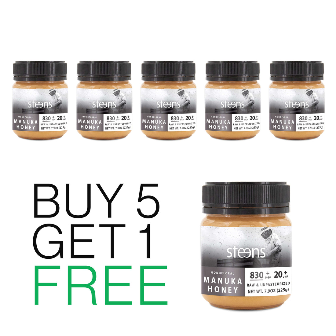 Steens Wellbeing Raw Manuka Honey