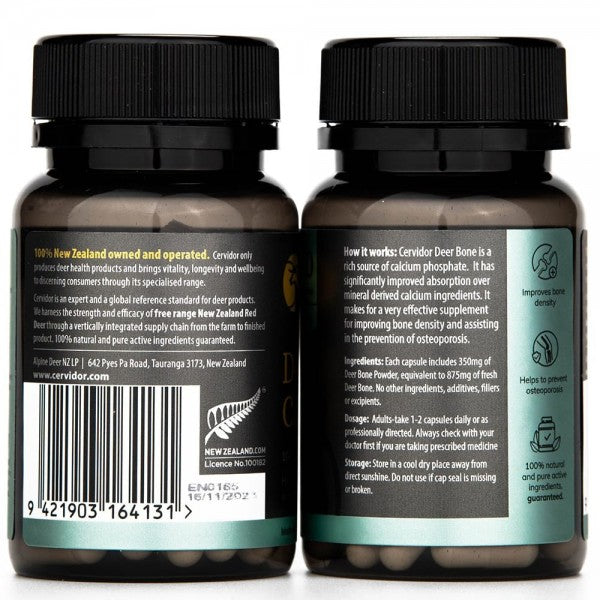 Deer Bone Calcium 875mg 60 capsules